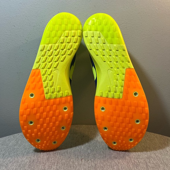 Nike Rival XC 6 Cross Country Spikes Volt Color Track Men's Size 12 DX7999-701 - Picture 6 of 11